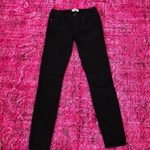 Paige Verdugo Ultra Skinny Jeans, Black, Size 27